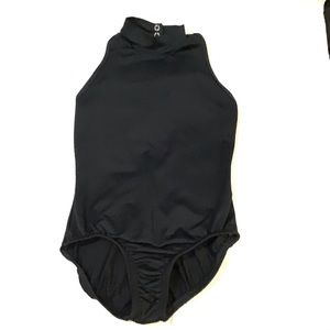 Natalie Child Leotard - Black